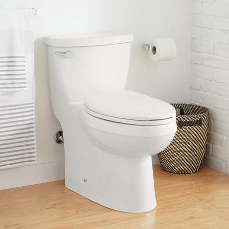 Bradenton One-Piece Elongated Skirted Toilet - White