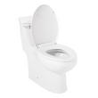 Bradenton One-Piece Elongated Skirted Toilet - White, , large image number 2
