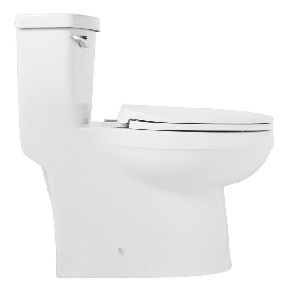 Bradenton One-Piece Elongated Skirted Toilet - White, , large image number 3