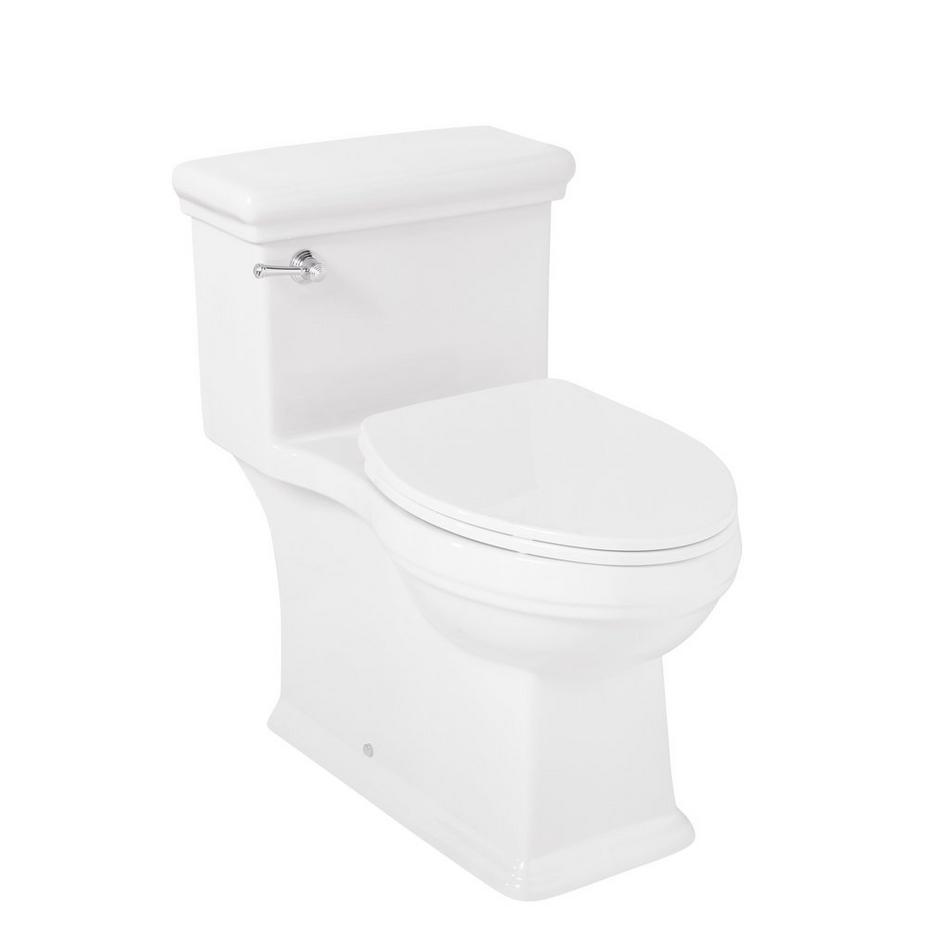 Key West One-Piece Elongated Skirted Toilet - ADA Compliant - White, , large image number 1