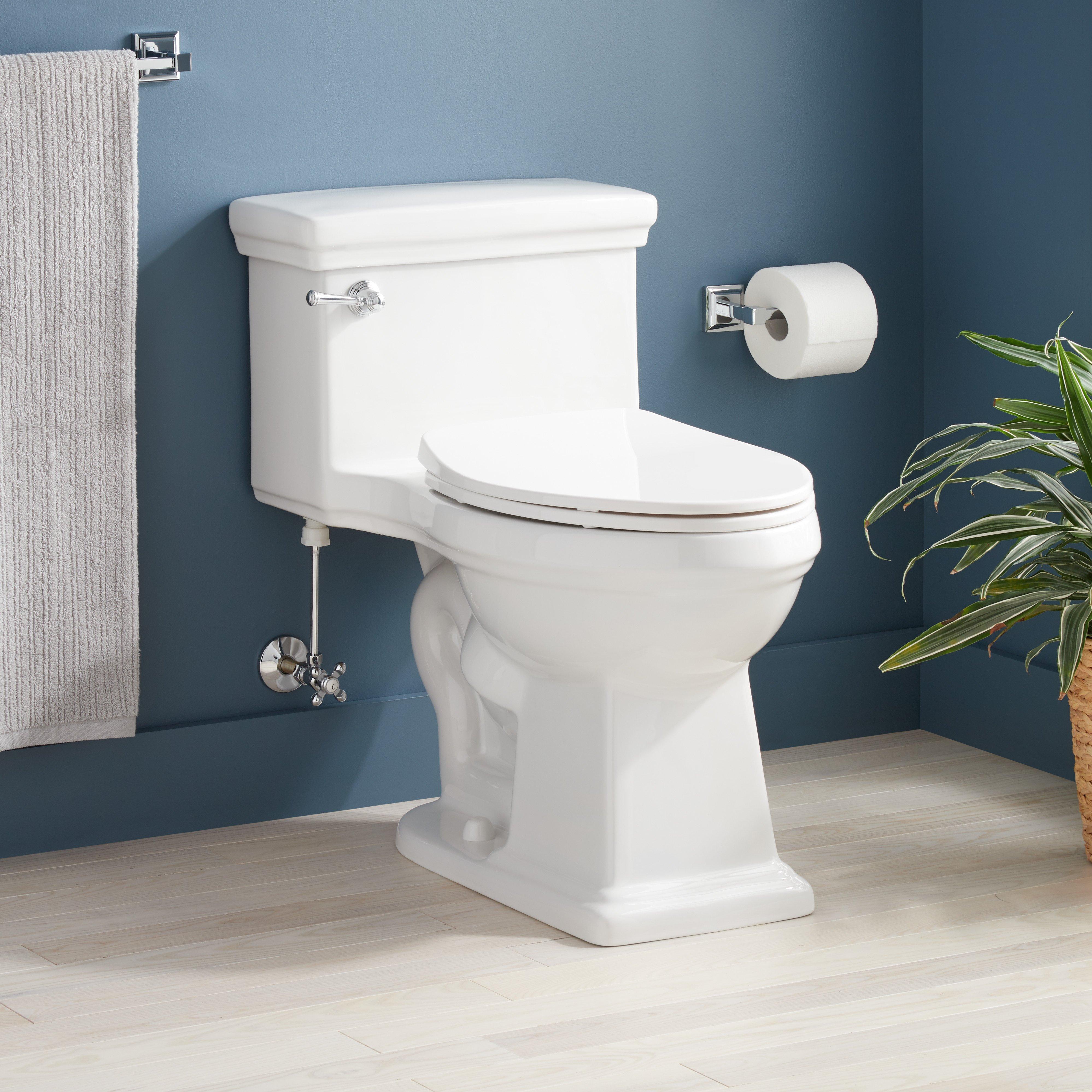 Key West One-piece Elongated Toilet - Ada Compliant - White 