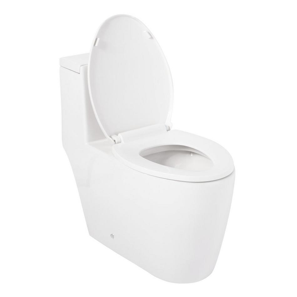 Sitka One-Piece Elongated Skirted Toilet - White, , large image number 2