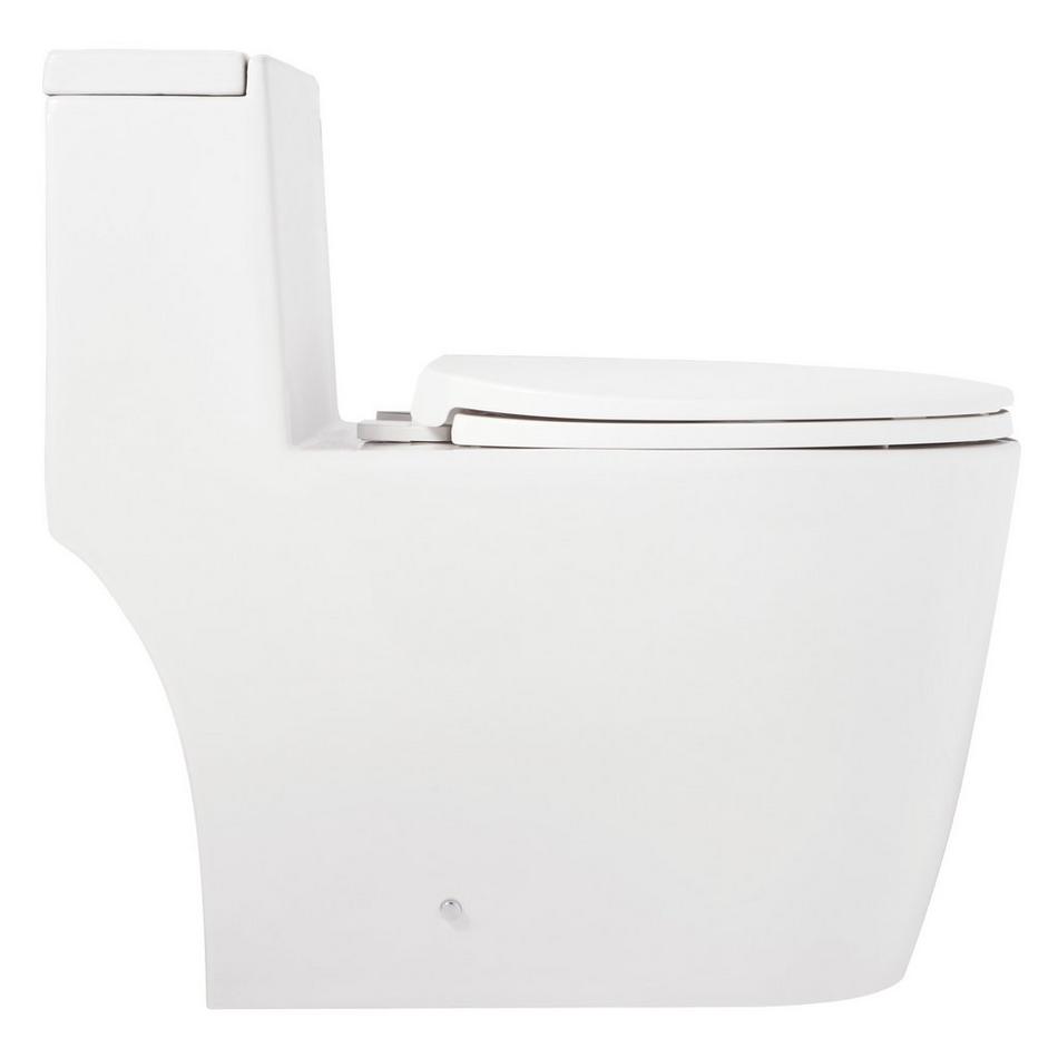Sitka One-Piece Elongated Skirted Toilet - White, , large image number 3