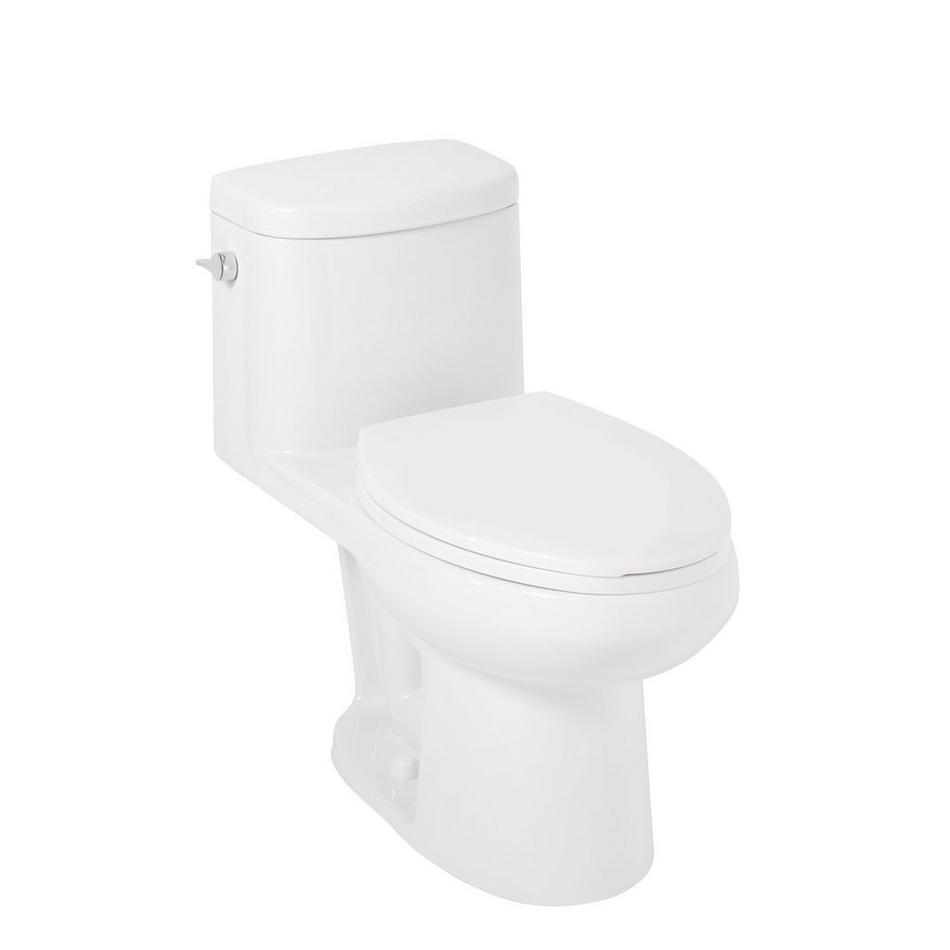 Sarasota One-Piece Elongated Toilet - White, , large image number 1