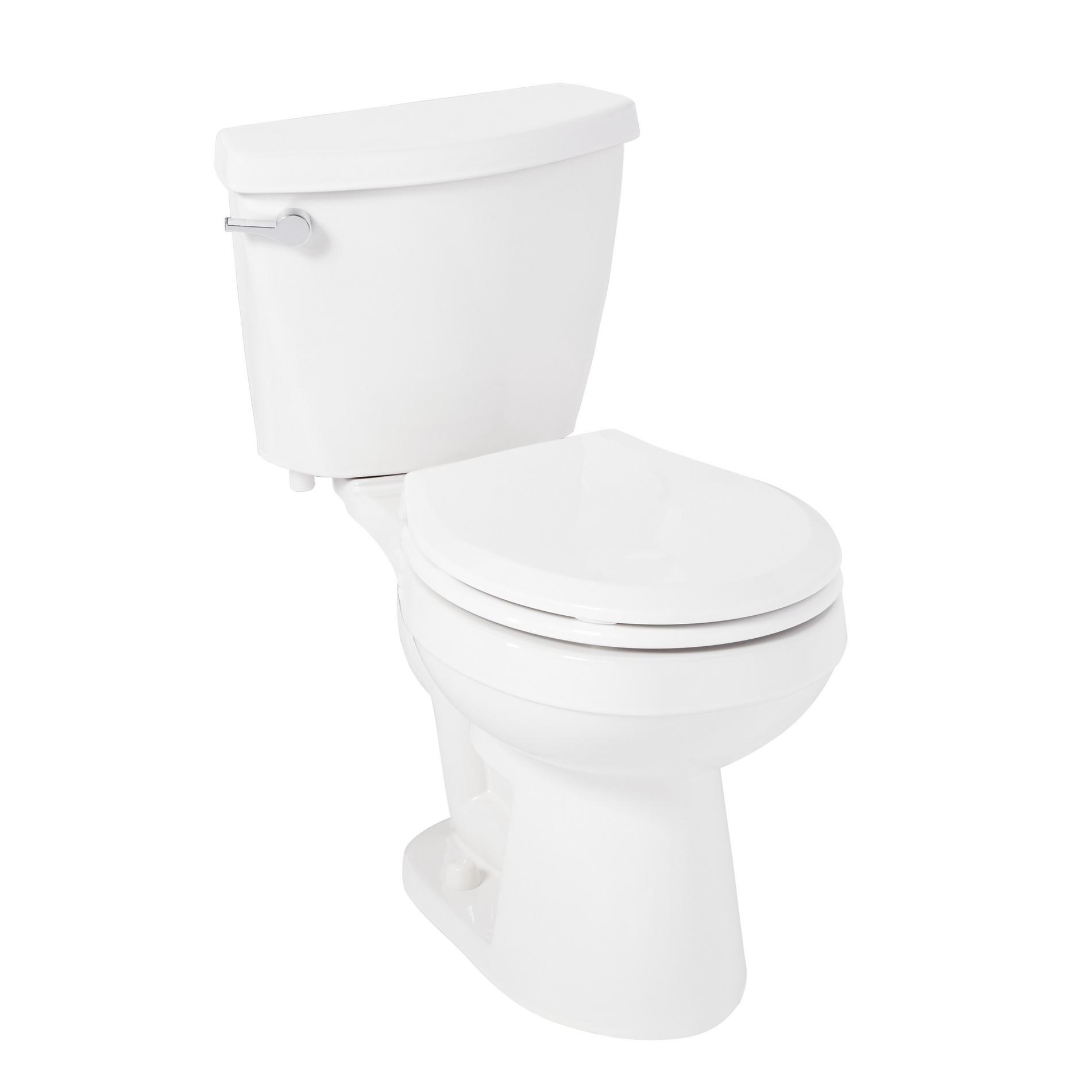 Bradenton TwoPiece Round Toilet with 10" RoughIn 16" Bowl Height