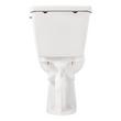 Bradenton Two-Piece Round Toilet with 12" Rough-In - 16" Bowl Height - Right Hand - White, , large image number 4