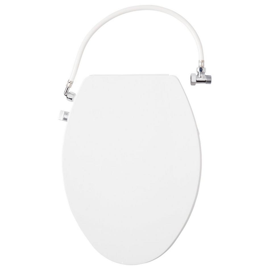 Bradenton Two-Piece Round Toilet with 12" Rough-In - 16" Bowl Height - Right Hand - White, , large image number 3