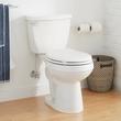 Bradenton Two-Piece Round Toilet with 12" Rough-In - 16" Bowl Height - White, , large image number 0