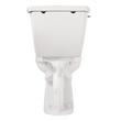 Bradenton Two-Piece Round Toilet with 12" Rough-In - 16" Bowl Height - Left Hand - White, , large image number 4