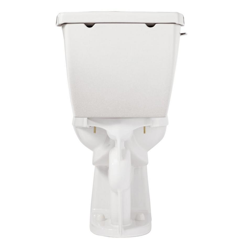 Bradenton Two-Piece Round Toilet with 12" Rough-In - 16" Bowl Height - Left Hand - White, , large image number 4