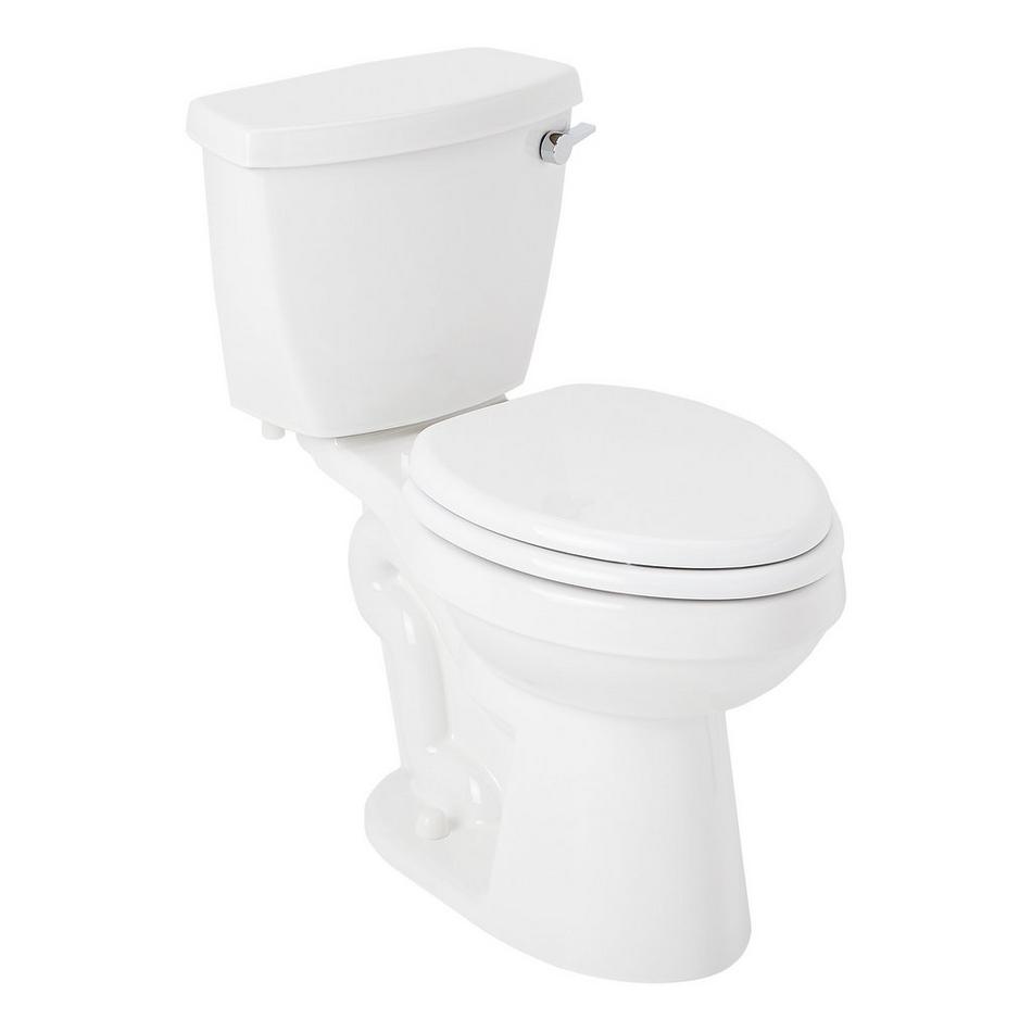 Bradenton Two-Piece Elongated Toilet with 12" Rough-In - 16" Bowl Height - Right Hand - White, , large image number 1