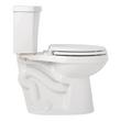 Bradenton Two-Piece Elongated Toilet with 12" Rough-In - 16" Bowl Height - Right Hand - White, , large image number 3