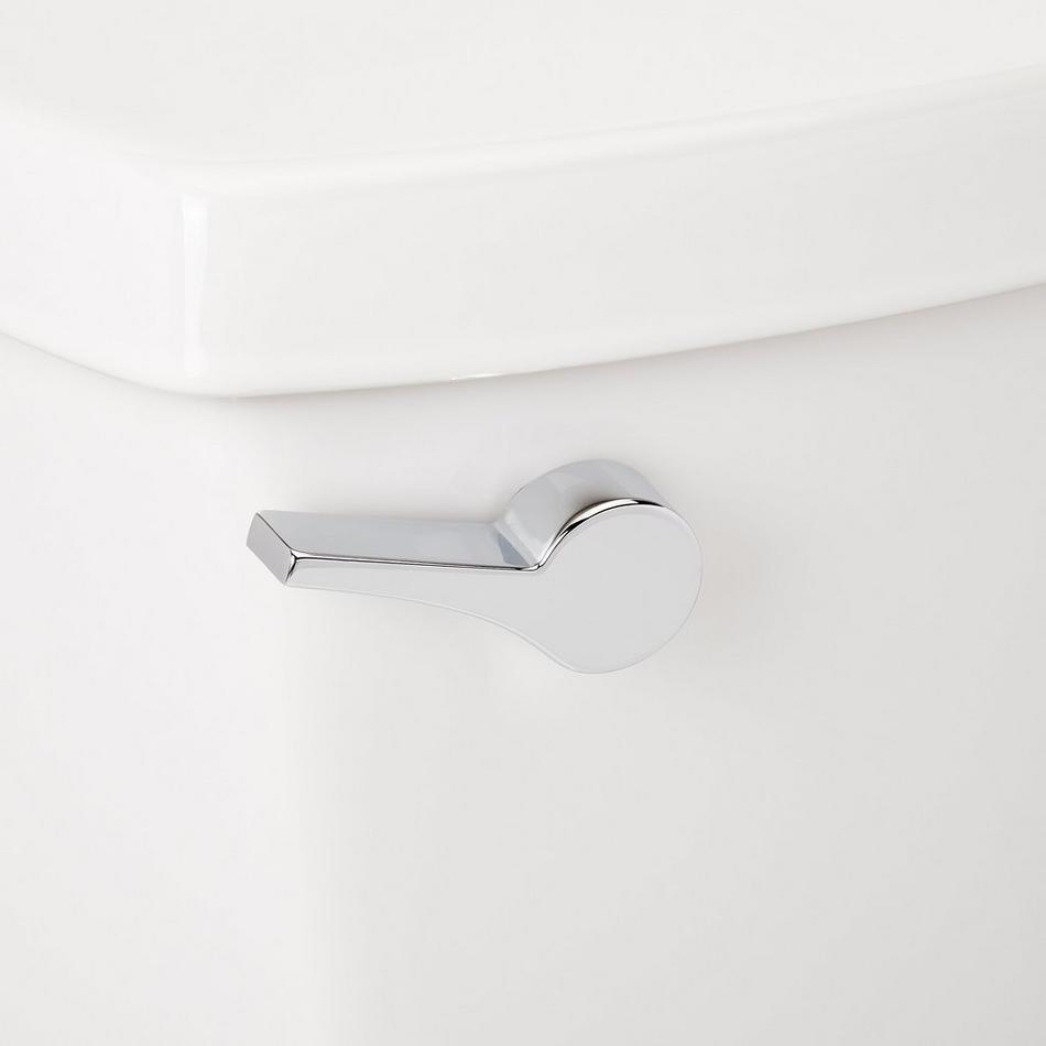 Bradenton Two-Piece Elongated Toilet with 12" Rough-In - 16" Bowl Height - Left Hand - White, , large image number 6
