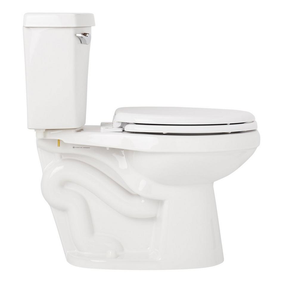 Bradenton Two-Piece Elongated Toilet with 12" Rough-In - 16" Bowl Height - Left Hand - White, , large image number 3