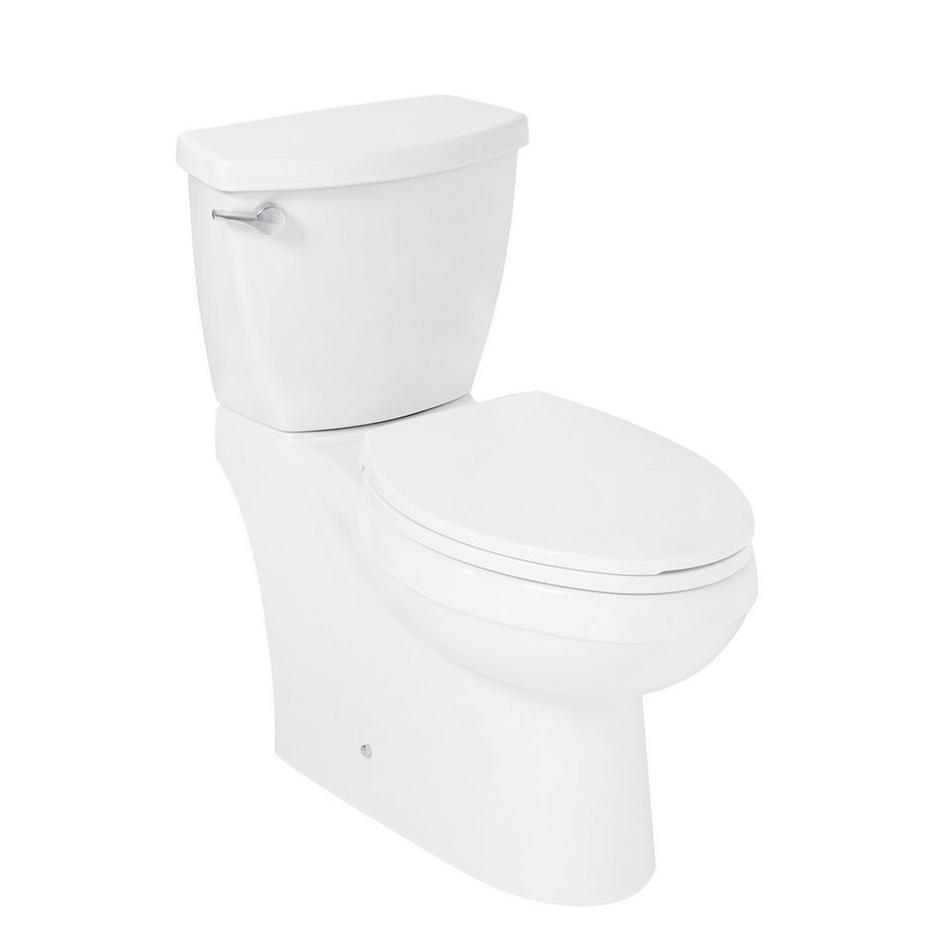 Bradenton Two-Piece Skirted Elongated Toilet - White, , large image number 1