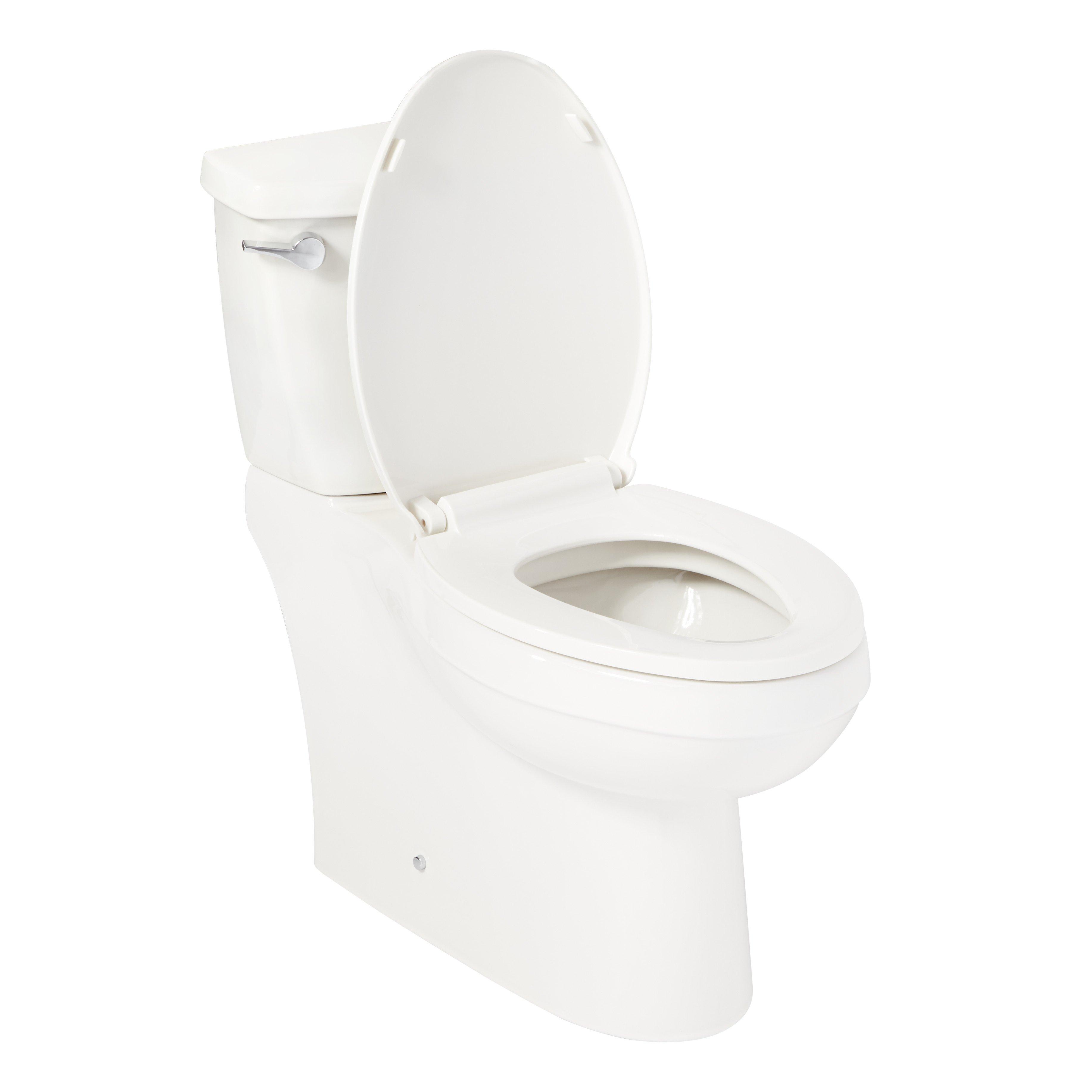 Bradenton Two-Piece Skirted Elongated Toilet - White