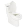 Bradenton Two-Piece Skirted Elongated Toilet - White, , large image number 2