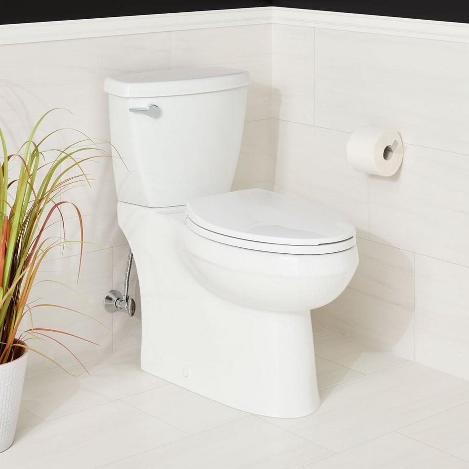 Bradenton Two-Piece Skirted Elongated Toilet - White, , large image number 0