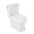 Carraway Two-Piece Skirted Elongated Toilet - ADA Compliant - White, , large image number 1