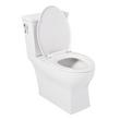 Carraway Two-Piece Skirted Elongated Toilet - ADA Compliant - White, , large image number 2