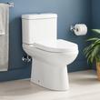Milazzo Two-Piece Skirted Toilet - White, , large image number 0