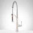 Beasley Kitchen Faucet with Pull-Down Spring Spout - Stainless Steel, , large image number 0