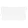 33" Curington Double-Bowl Fireclay Farmhouse Sink - Fluted Apron - White, , large image number 1