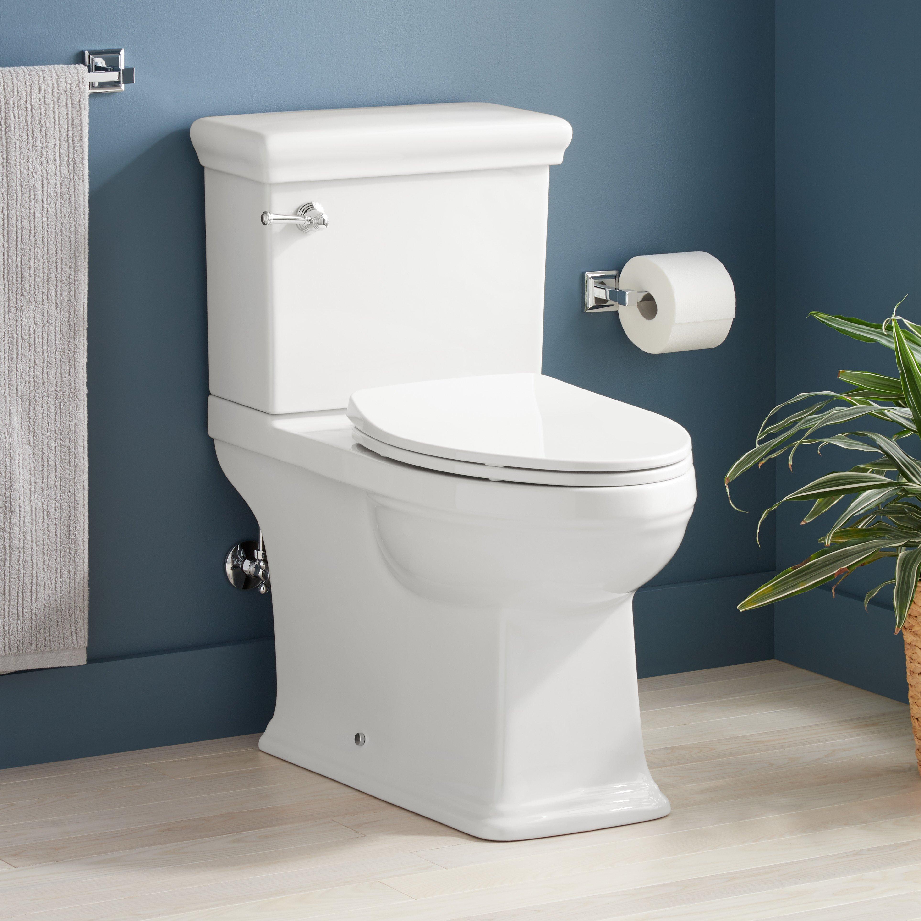 Key West Two-Piece Skirted Elongated Toilet - ADA Compliant