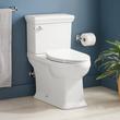 Key West Two-Piece Skirted Elongated Toilet - ADA Compliant- White, , large image number 0