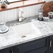 17" Totten Granite Composite Undermount Prep Sink - White, , large image number 0