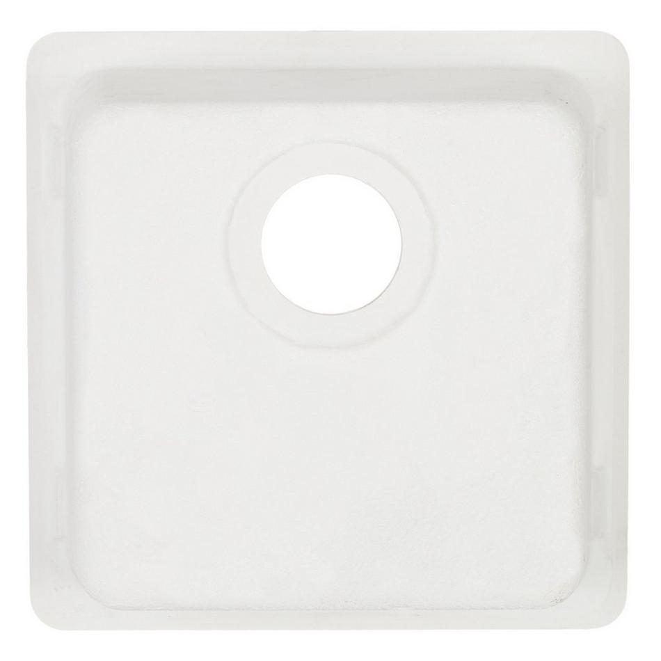 17" Totten Granite Composite Drop-In Prep Sink - White, , large image number 5