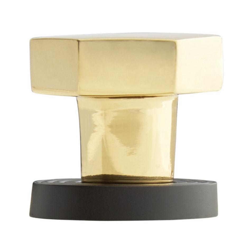 Khoit Solid Brass Cabinet Knob with Base, , large image number 3
