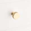Arles Knurled Brass Cabinet Knob - Polished Brass, , large image number 3