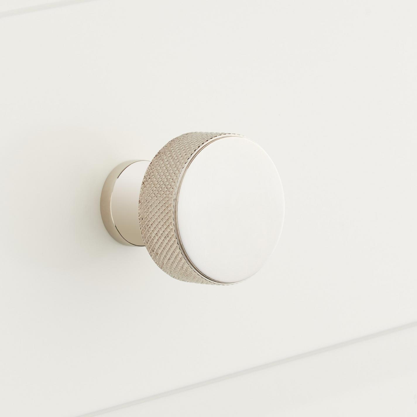 Arles Knurled Brass Knob Signature Hardware