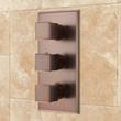 Ryle Dual Rainfall Shower System with Hand Shower & Body Sprays, , large image number 5