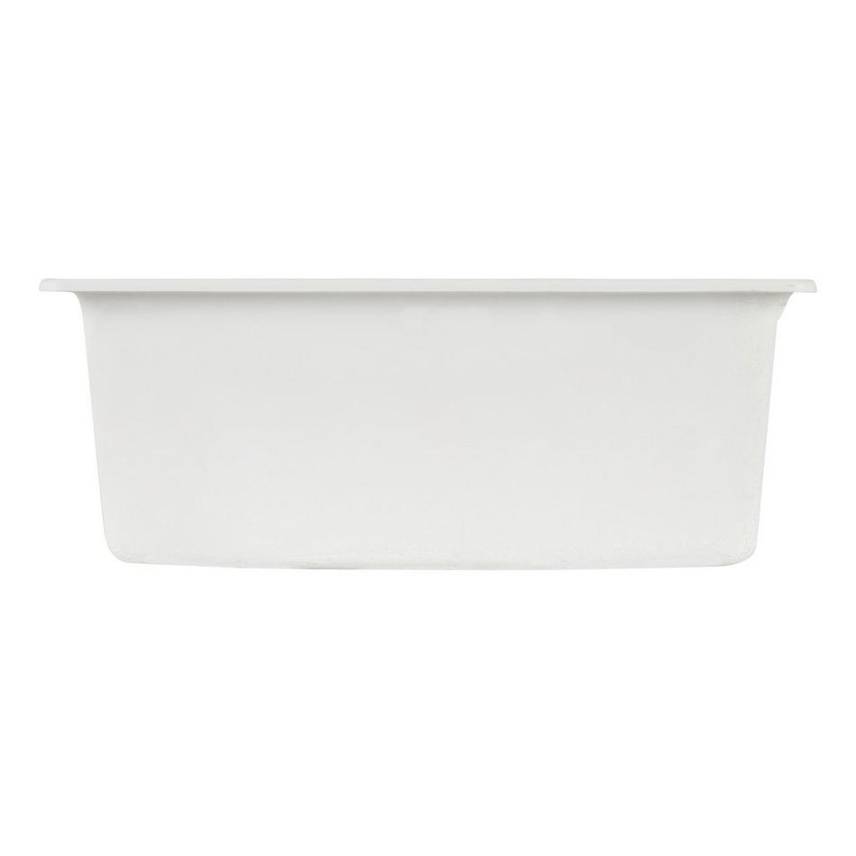 25" Totten Granite Composite Undermount Kitchen Sink - White, , large image number 2