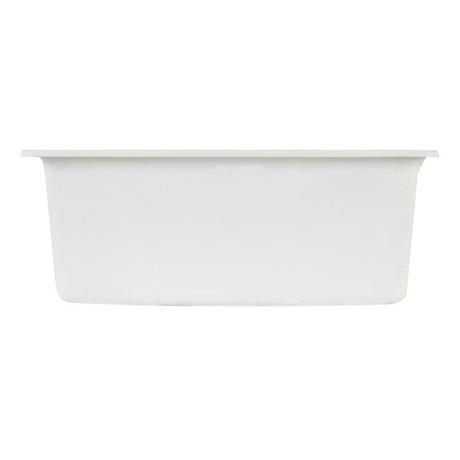 25" Totten Granite Composite Undermount Kitchen Sink - White