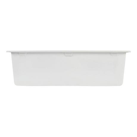 33" Totten Granite Composite Undermount Kitchen Sink - White