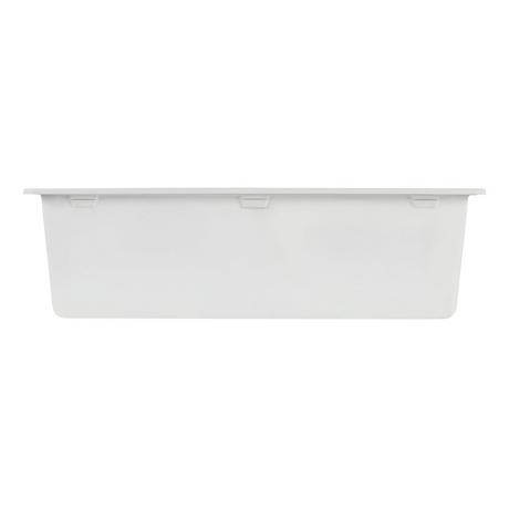 33" Totten Granite Composite Drop-In Kitchen Sink - White