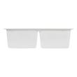 33" Totten Double-Bowl Granite Composite Drop-In Kitchen Sink - White, , large image number 2