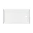 60" x 32" Acrylic Shower Tray - Right Drain - White, , large image number 5