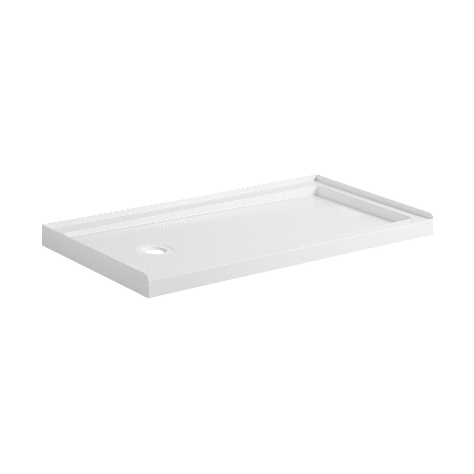 60" Acrylic Shower Tray White Signature Hardware