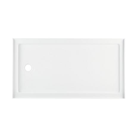 60" Acrylic Shower Tray - White