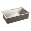33" Sitka Stainless Steel Drop-In Kitchen Sink - Single-Hole, , large image number 1
