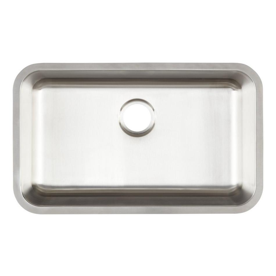 30" Calverton Stainless Steel Undermount Kitchen Sink, , large image number 4