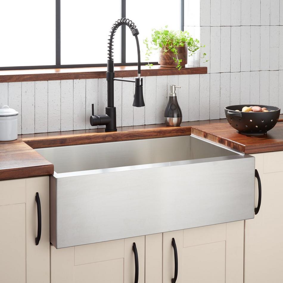 33" Sitka Stainless Steel Farmhouse Sink, , large image number 0