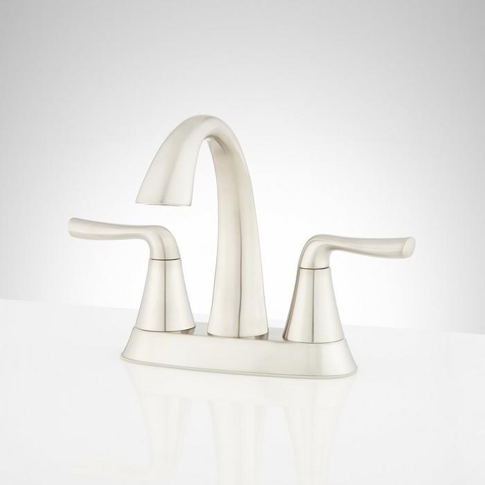 Provincetown Centerset Bathroom Faucet in Brushed Nickel