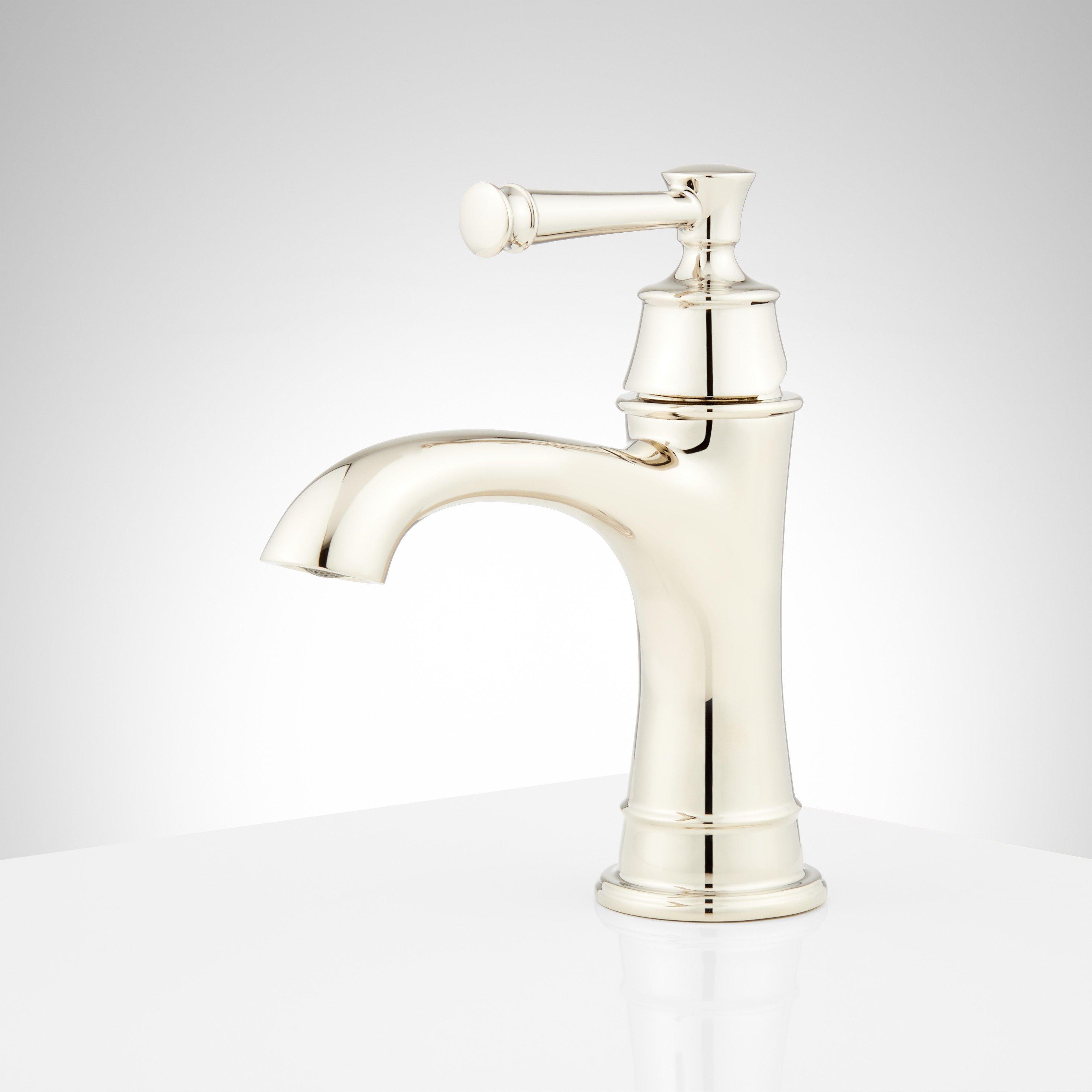 Single bathroom deals faucet