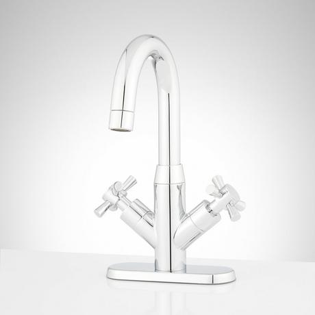 Milazzo Single-Hole Bathroom Faucet - Chrome