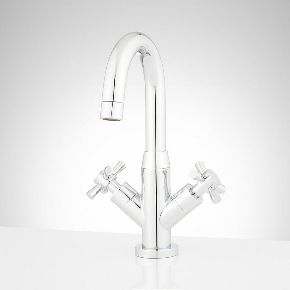 Milazzo Single-Hole Bathroom Faucet - Chrome, , large image number 0